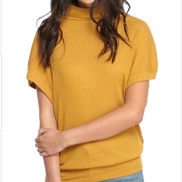 Free People Tops - Free People Madeline Rib Knit mock turtleneck top